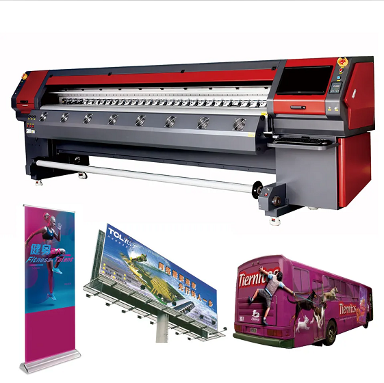 Fomati kubwa 3.2m i3200 ECO Solvent/Sublimation Printa Inkjet Lebo ya Printa ili kusonga Mashine ya Uchapishaji ya Inkjet ya kichwa cha tano