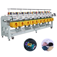 Ubora 10 Mashine ya Embroidery Mashine/T-Shirt/vazi/Mashine ya Ambayo moja kwa moja 