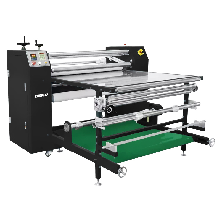 DS-26B 1.2x210 1200mm Mashine ya Kubonyeza ya Kitambaa cha Nyuma ya Kibiashara ya Rotary
