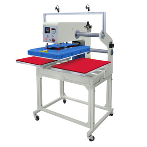 DS-7C Double Station Heat Uhamisho wa Uchapishaji Mashine ya Pneumatic Dual Side Heat Press Mashine ya T-Shirt 40*60cm