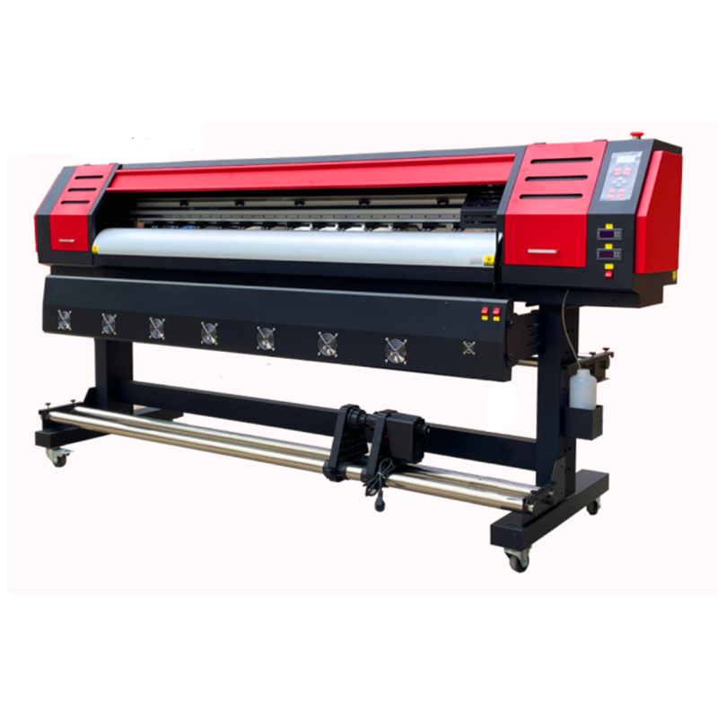 Mashine ya uchapishaji ya usablimishaji wa rangi ya 1.8m na futi 6 ya uchapishaji wa muundo mkubwa Digital Inkjet eco solvent printer