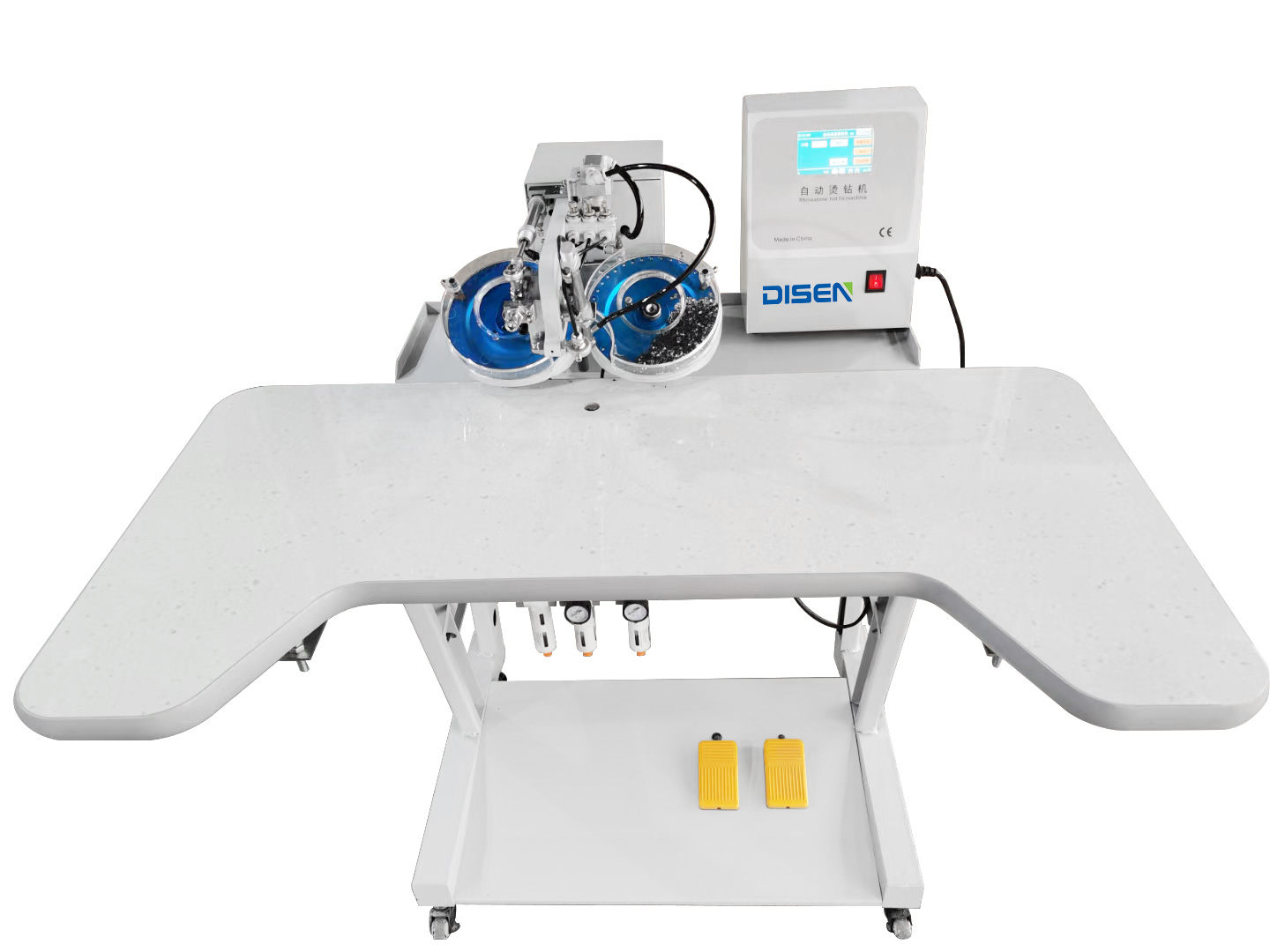 S201 Semi-otomatiki Ultrasound Rhinestone Moto Fixing Machine