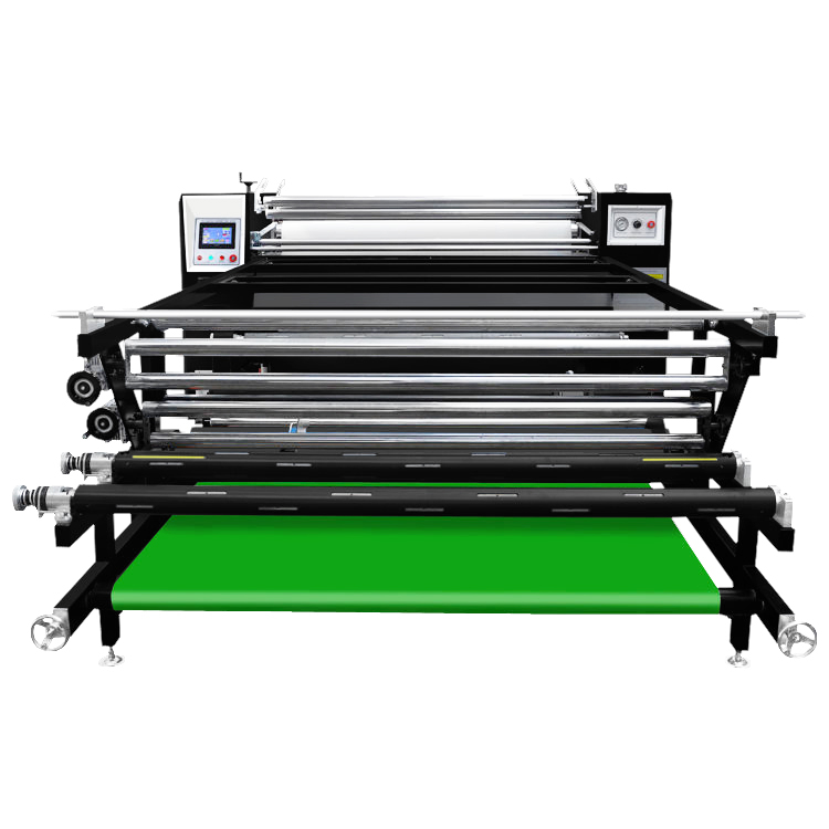 DS-26B 1.7x420 1700mm Roli ya Karatasi ya Uboreshaji wa Karatasi Ili Kusonga Usafirishaji wa Joto Uchapishaji wa Vitambaa vya Kukata Vipande vya Nguo Mashine ya Kubonyeza Joto Kiotomatiki