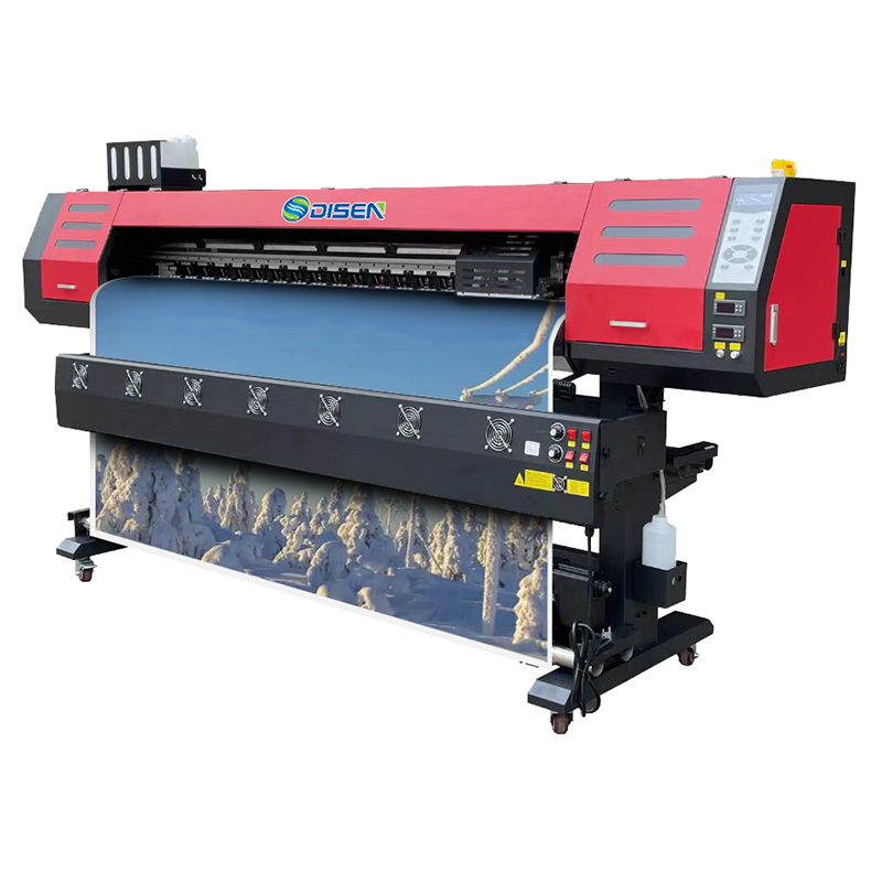 Mashine ya Kuchapisha yenye Umbizo pana XP600 1.6m 1.8m Industrial Eco Solvent Inkjet Printer Au Mashine ya Usablimishaji