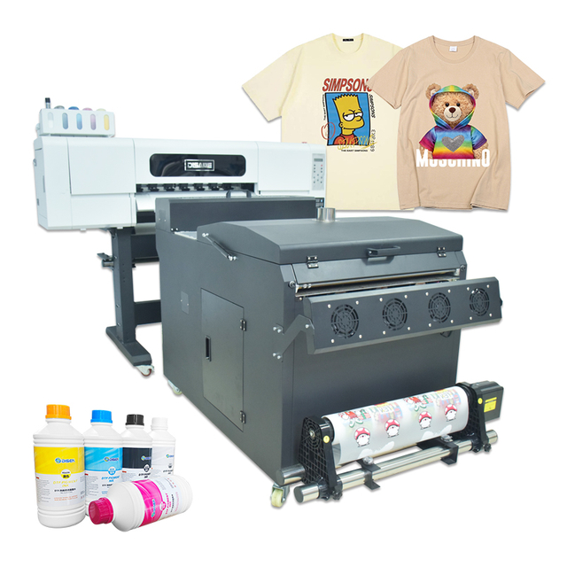 DS-MC760DW A1 Digital DTF Printa 60cm Heat Transfer Pet Filamu 2 au 4 Kichwa 70cm DTF Mashine