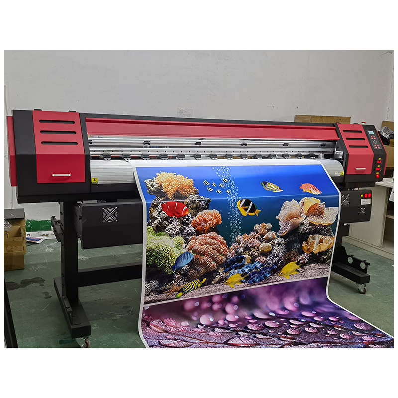 Mashine ya uchapishaji ya usablimishaji wa rangi ya 1.8m na futi 6 ya uchapishaji wa muundo mkubwa Digital Inkjet eco solvent printer