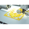 Mashine ya Kudarizi ya Kutambaza ya Cording 1200*500mm Embroidery ya kofia ya kofia ya kofia