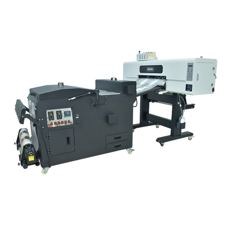 DS-MC760DW A1 Digital DTF Printa 60cm Heat Transfer Pet Filamu 2 au 4 Kichwa 70cm DTF Mashine