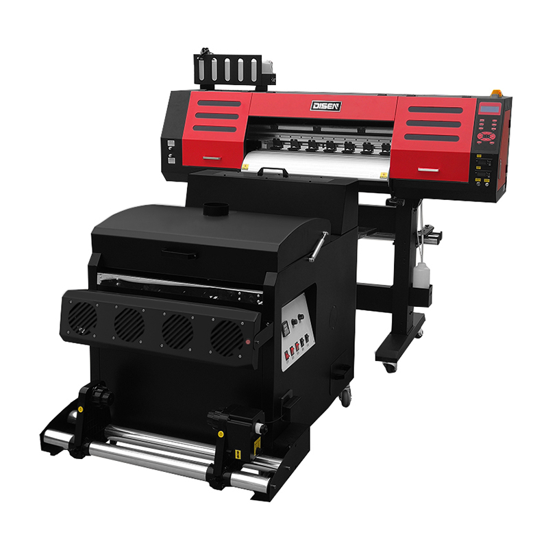 DS-MC760DW Kasi ya Juu A1 60cm Dual 2 3 4 Print Heads XP600 I3200 Dtf Printer Mashine ya Kuchapisha Yenye Kutingisha Poda