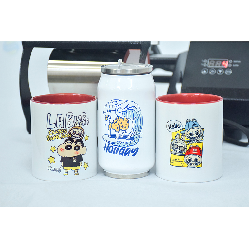 Mini Digital Mwongozo Joto Press Machine Vikombe Mugs usablimishaji joto vyombo vya habari